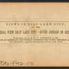 General view, Salt Lake City. River Jordan in distance.