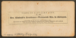 Bro. Kimball's residence. Wahsatch [Wasatch] Mts. in distance.