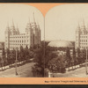 Mormon Temple and Tabernacle, Salt Lake City, Utah.
