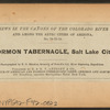 Mormon tabernacle [under construction], Salt Lake City.