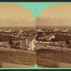 East side of Salt Lake City, from Arsenal Hill, looking south-east. Wahsatch [Wasatch] Range of mountains in the distance.