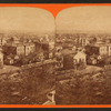 View of City and Wasatch Mountains, from new residence of the late President B. Young.