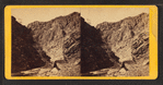 The notch in the Devil's Gate. Union Pacific Railroad.