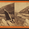 Index [Finger] Rock, Upper Weber Canyon, near Tunnel No. 3. Union Pacific Railroad.