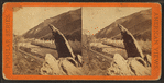 Index [Finger] Rock, Upper Weber Canyon, near Tunnel No. 3. Union Pacific Railroad.