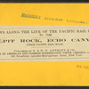Pulpit Rock, Echo Canyon. Union Pacific Railroad.