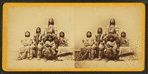 Group portrait of Indians, including children.