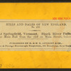 At Springfield, Vermont. Black River Falls. View of the main fall from the cliff on Main Street, below the bridge.