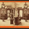 Interior of St. Johnsbury Athenaeum. General library, towards Art Gallery.