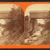 View of a covered bridge.