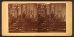 View of interior of Congregational Church, Chelsea, Vt. Easter day, 1879.