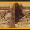 View of a covered bridge.