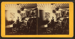 Men and printing press, Brattleboro, Vt.