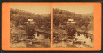 Old peg factory on Whetstone Brook, carried away in 1869,  Brattleboro, Vt.