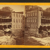 View of Hines, Newman & Co.'s machine shop damaged by flood.