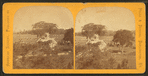 Bird's-eye view [of] Alburgh hotel.