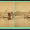 Sir Hugh Allan's yacht and boat house.