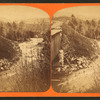 Mansfield R. R. Bridge and rapids above.