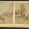 Sheldon Junction: showing booms and steam engines for hoisting.