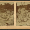 View of temporary(?) railroad to haul away materials, Sheldon Junction, Vt.