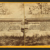 Tomb of unknown soldiers of Bull Run and the route to the Rappahannock.