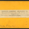 National cemetery, Arlington, Va.