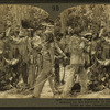 Pocahontas pleading for life of John Smith, enacted by the survivors of the Pamunkey Indian tribe at the Jamestown Exposition.