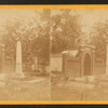 The tomb of Geo. Washington and Martha, his wife. Bought at Mt. Vernon April 20, 1876 by C.E.M.
