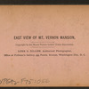 East view of Mt. Vernon mansion.