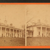 East view of Mt. Vernon mansion.