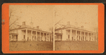 East view of Mt. Vernon mansion.