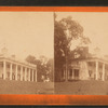 East view of Mount Vernon mansion.
