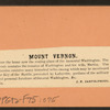 Mount Vernon.