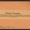Mount Vernon.