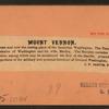 Mount Vernon.