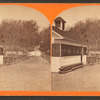 Mt. Vernon boat house, and roadway leading to the tomb of Washington.