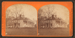 Mt. Vernon mansion, east, or river front.