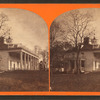 Mt. Vernon mansion, east, or river front.