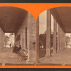 Portico at the east front of the mansion at Mt. Vernon.