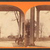 East front portico of the mansion.