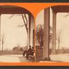 Portico at the east front of the mansion at Mt. Vernon.