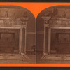 Marble mantel in the state dining room, Mt. Vernon mansion.