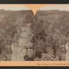 Looking from the Natural Bridge, Virginia, U.S.A.
