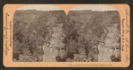 Looking from the Natural Bridge, Virginia, U.S.A.