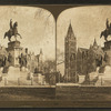 Washington monument and City Hall, Richmond, Va.