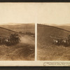 Twenty-six horse combined harvester at work, reaping, threshing and sacking, Wash., U.S.A.