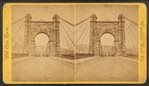 Bridge over the Ohio, 1010 feet span, Wheeling, W. Va.