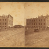 View of the 'Pensaukee disaster' (1877), showing damage to the hotel.