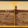 Characteristic of Raftman's Life. Over the Kilbourne Dam.