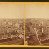 Bird's eye view of the city.